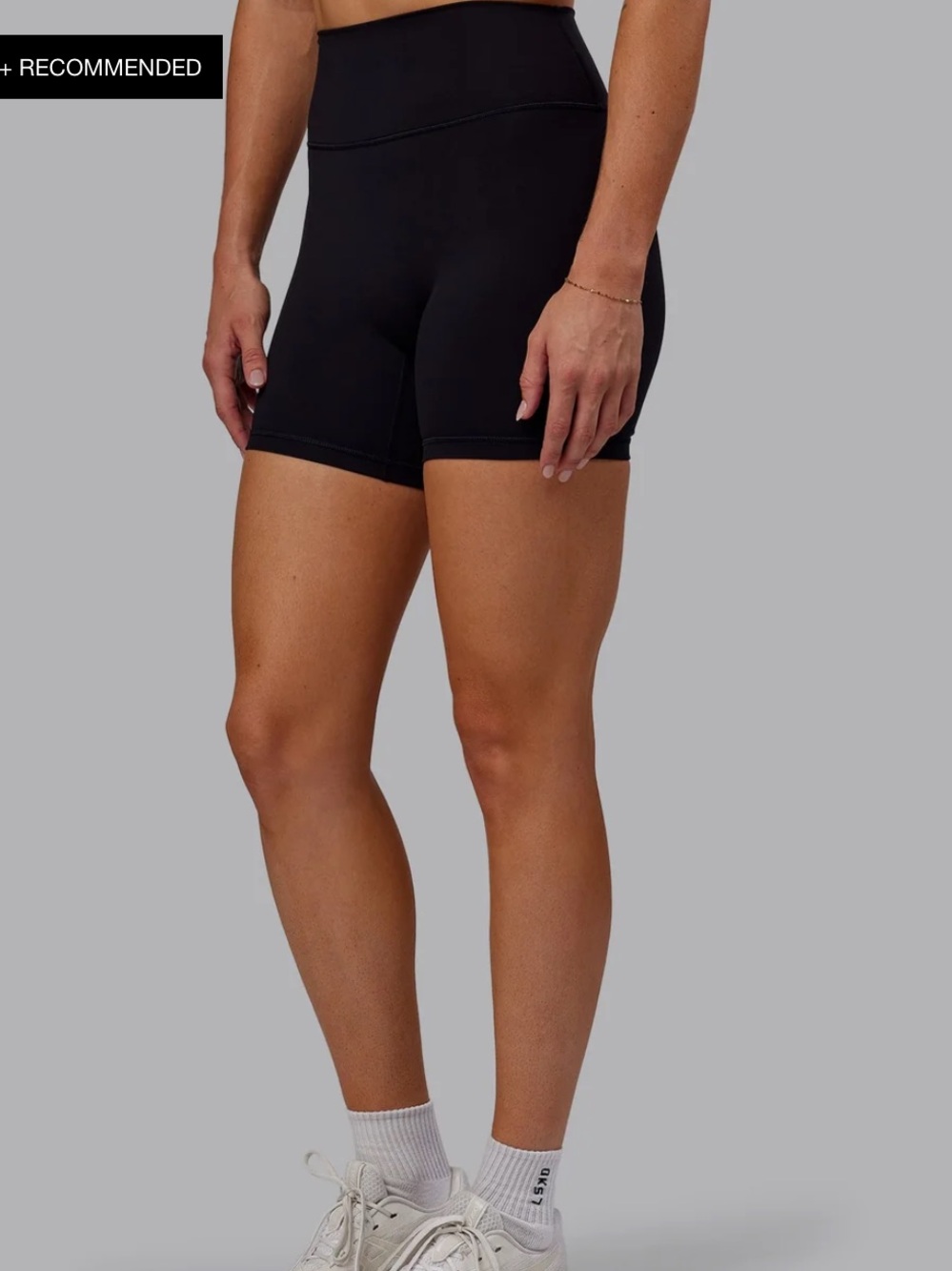 LSKD Fusion Mid Short Tight Medium Black NWT Ultra High-Rise 6" Bike Short Biker